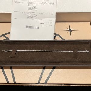 1.4 carat diamond tennis bracelet